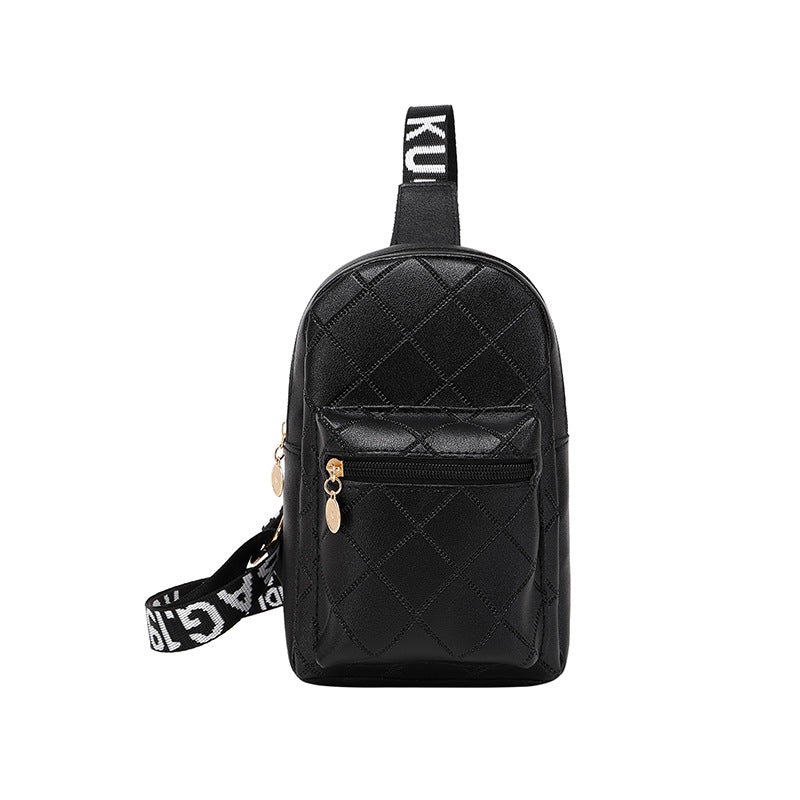 Wholesale PU Lingge Crossbody Bag